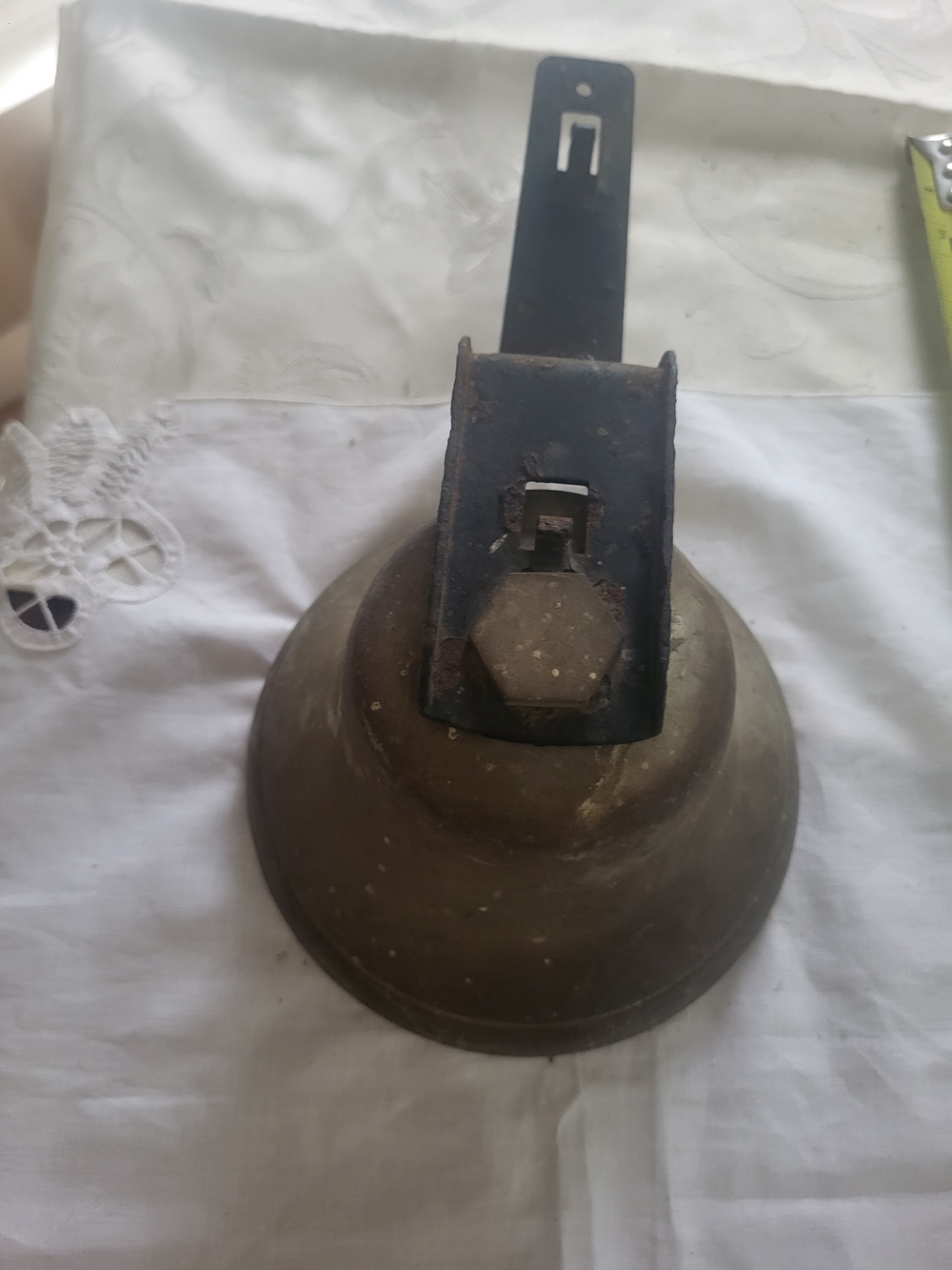 Vintage Brass Maritime Ships Bell 7" Nautical Fog Bell Read